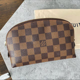 Louis Vuitton Damier Ebene Canvas Small Cosmetic Pouch