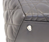 Christian Dior Cannage Quilted Lambskin Leather Lady Dior Medium Bag