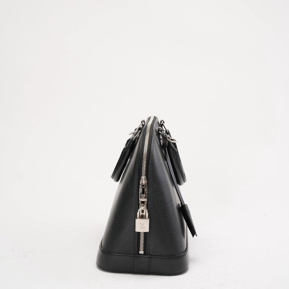 Louis Vuitton Black Epi Leather Alma PM Bag 2013