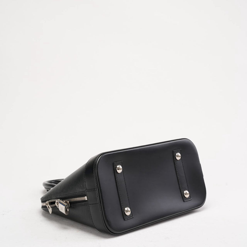 Louis Vuitton Black Epi Leather Alma PM Bag 2013