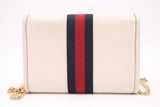 Gucci Mini Rajah Crossbody in White Leather