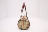 Burberry Barrel Bag in Nova Check Canvas