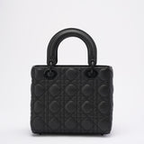 Christian Dior Matte Black Small Lady Dior Bag 2020