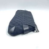 Gucci Horsebit 1955 Cloth Black Monogram Shoulder bag