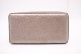 Gucci Long Wallet in Silver Leather