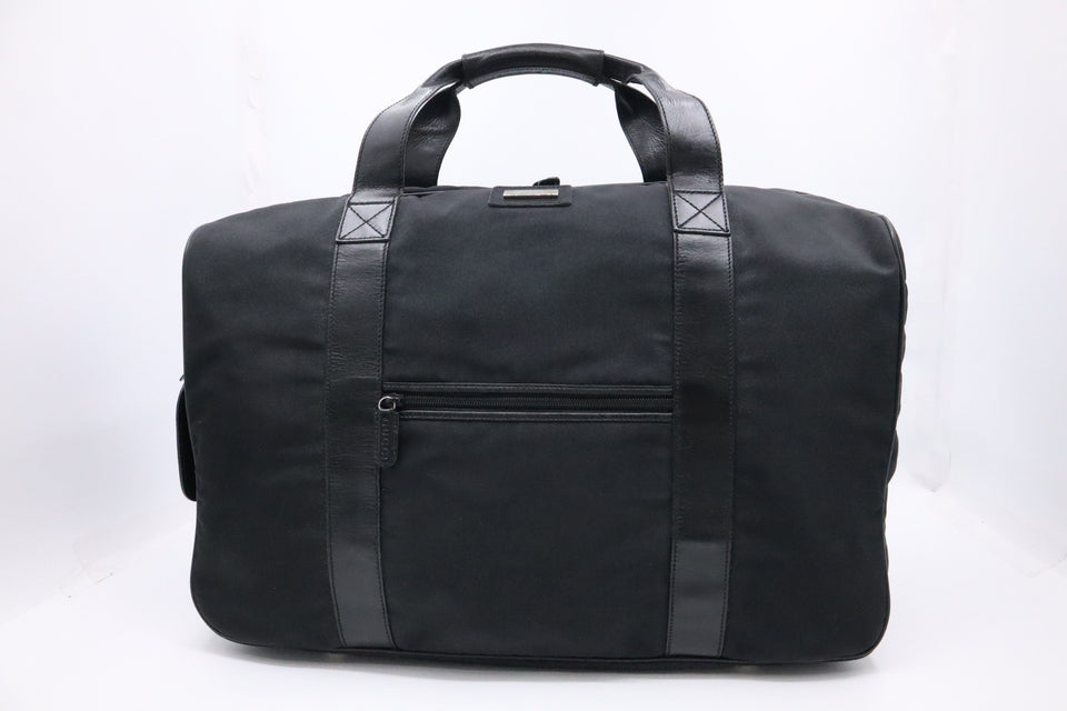 Gucci Boston Bag in Black Canvas