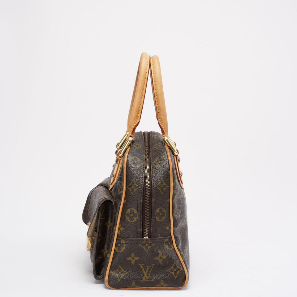 Louis Vuitton Manhattan PM Brown Monogram Handbag