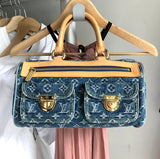 Louis Vuitton Vintage 2005 Denim Neo Monogram Speedy Bag