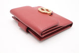 Gucci Interlocking G Bifold Wallet in Red Leather