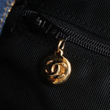 Chanel Vintage 1997 Denim CC Stitch 2-Way Boston Bag Indigo – Bags Junction