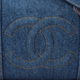 Chanel Vintage 1997 Denim CC Stitch 2-Way Boston Bag Indigo – Bags Junction