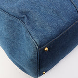 Chanel Vintage 1997 Denim CC Stitch 2-Way Boston Bag Indigo – Bags Junction