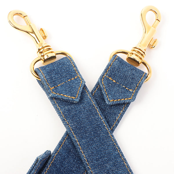 Chanel Vintage 1997 Denim CC Stitch 2-Way Boston Bag Indigo – Bags Junction