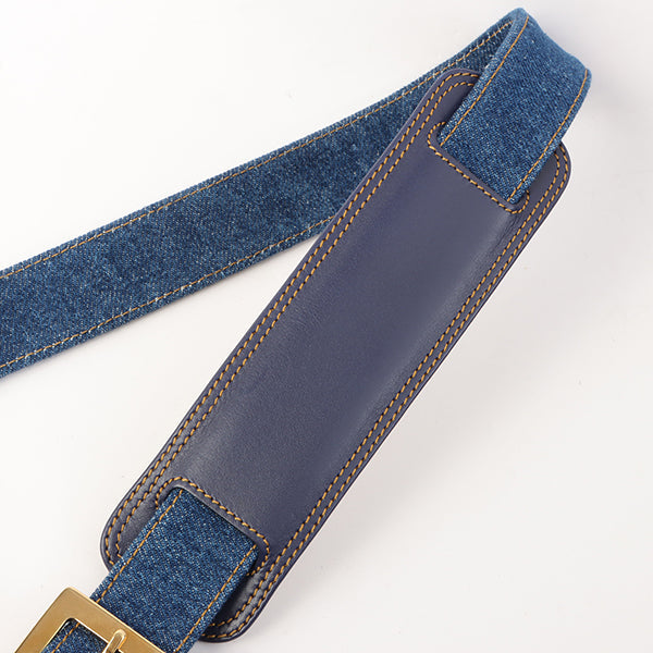 Chanel Vintage 1997 Denim CC Stitch 2-Way Boston Bag Indigo – Bags Junction