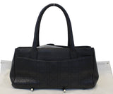 Christian Dior Black Leather Cannage Medium Tote Bag