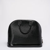 Louis Vuitton Black Epi Leather Alma MM Bag 2013