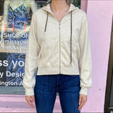 Louis Vuitton Light Beige Monogram Silk Hoodie - S (4/6)