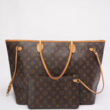Louis Vuitton Monogram Neverfull GM Tote Bag 2013