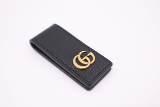 Gucci Money Clip in Black Leather
