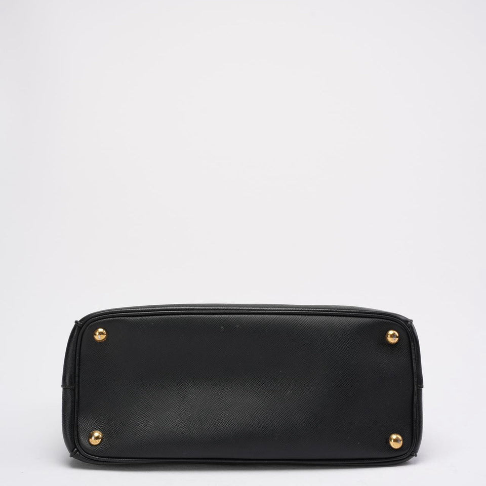 Prada Black Galleria Tote Bag Saffiano Leather