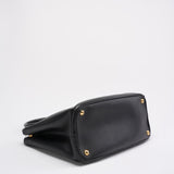 Prada Black Galleria Tote Bag Saffiano Leather
