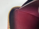 Louis Vuitton Vernis Monogram Zippy Wallet Rouge Fauve