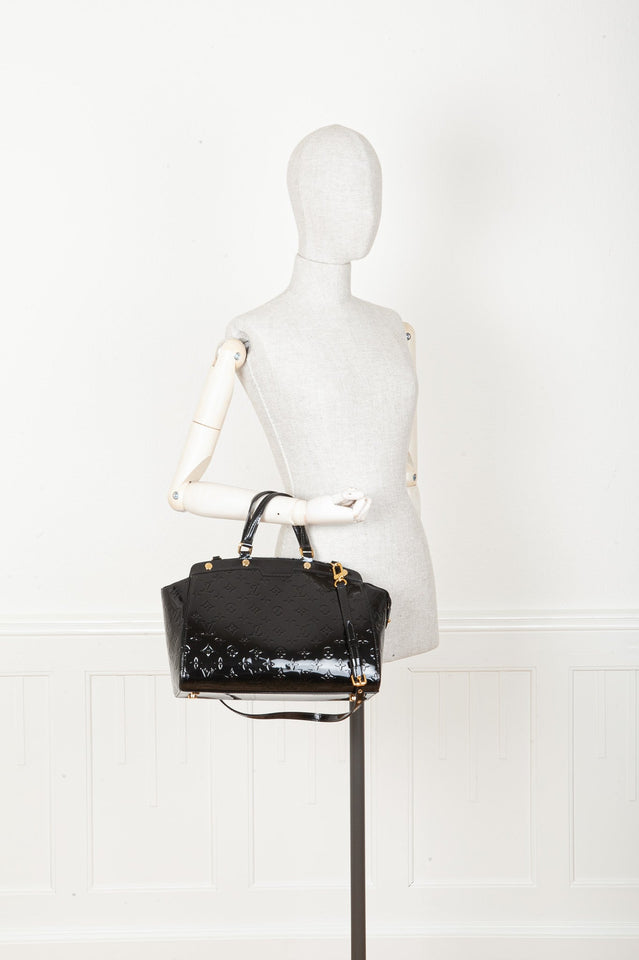 Louis Vuitton Brea Bag MM Vernis Black