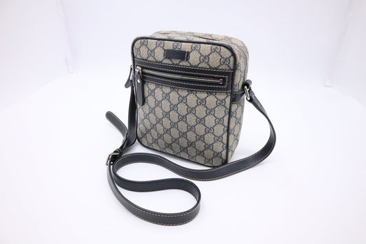 Gucci Messenger Bag in Blue GG Canvas