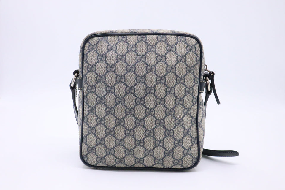 Gucci Messenger Bag in Blue GG Canvas