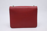 Gucci Dollar Shoulder Bag in Red Leather
