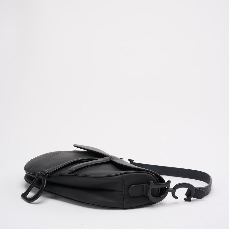 Christian Dior Saddle Bag Black Ultramatte 2022