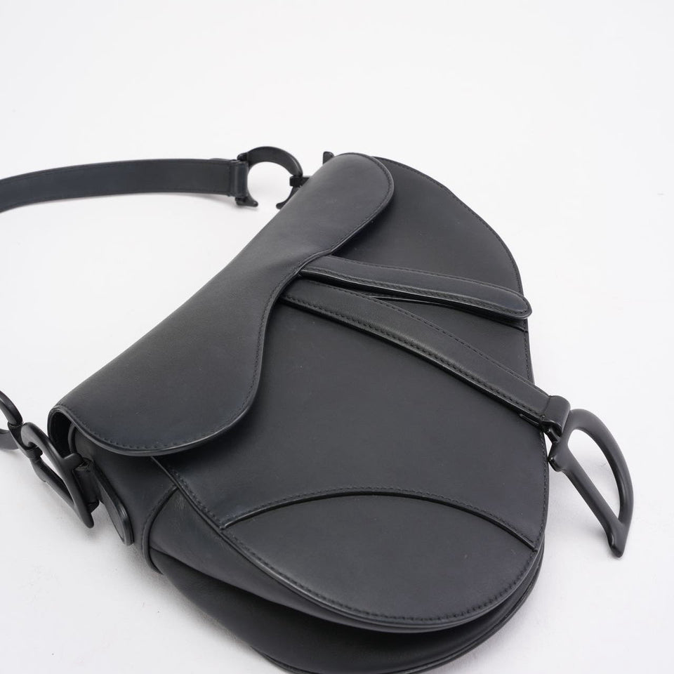 Christian Dior Saddle Bag Black Ultramatte 2022
