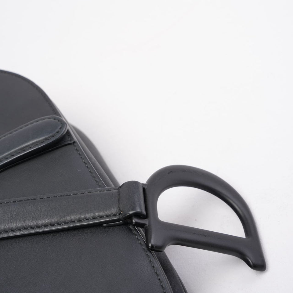 Christian Dior Saddle Bag Black Ultramatte 2022