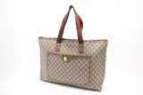 Gucci Plus Sherry Line Tote in GG Canvas