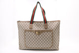 Gucci Plus Sherry Line Tote in GG Canvas