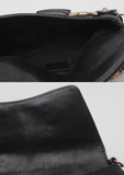 Gucci Horsebit 1955 Chain Shoulder bag Black monogram with Pink silk stripe