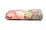 Gucci Key Case in Pink Blooms GG Canvas