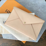 Louis Vuitton Vachetta Leather Envelope Travel Clutch Bag