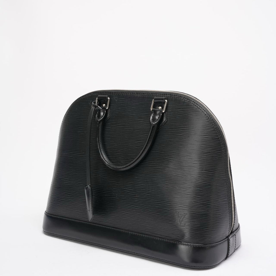 Louis Vuitton Black Epi Leather Alma PM Bag