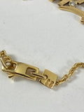 Louis Vuitton 18k Yellow Gold Diamond Signature Necklace