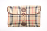 Burberry Clutch in House Check Canvas