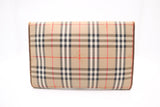 Burberry Clutch in House Check Canvas