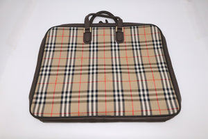 Burberry Large Travel Garment Bag in Nova Check Canvas