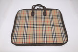 Burberry Large Travel Garment Bag in Nova Check Canvas