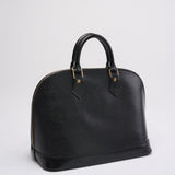 Louis Vuitton Black Vintage Epi Leather Alma PM Bag 1996