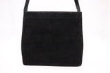 Gucci Shoulder Bag in Black Suede Canvas