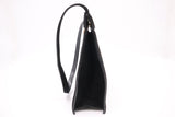 Gucci Shoulder Bag in Black Suede Canvas