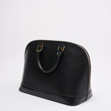 Louis Vuitton Black Vintage Epi Leather Alma PM Bag 1996