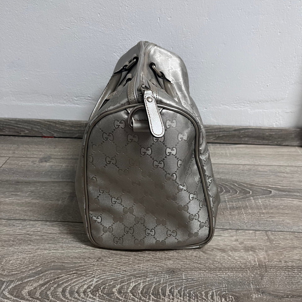 Gucci Joy Boston Bag Silver