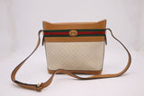 Gucci Shoulder Bag in White Micro GG Coated Canvas